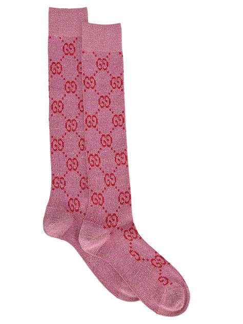 pink gucci socks men|pink Gucci socks for women.